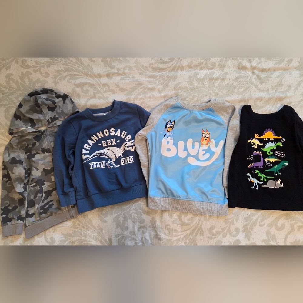 Bundle Of Size 4T Sweatshirts